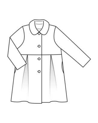 Manteau en tissu bouclette n°134 | Burda Style 12/22