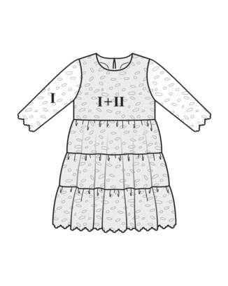 Robe en Dentelle n°135 | Burda Style 12/22
