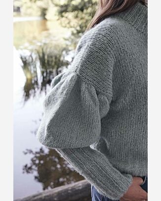 Pullover avec manches bouffantes #09 | Burda Mailles n°19 - 2022