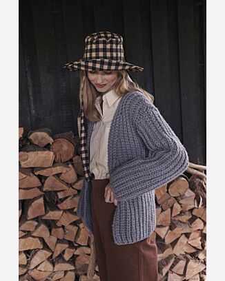 Gilet en côtes en maille double #11 | Burda Mailles n°19 - 2022