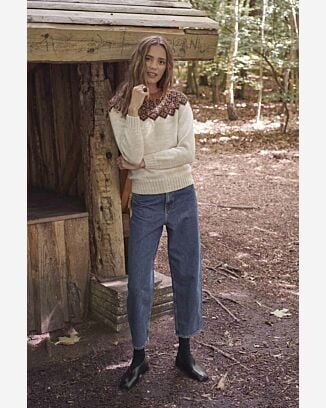Pullover avec un empiècement en jacquard #33 | Burda Mailles n°19 - 2022