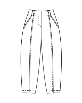 Pantalon chino en coton n°111 | Burda Style 01/23