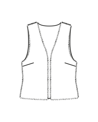 Gilet en fourrure synthétique n°120 | Burda Style 01/23