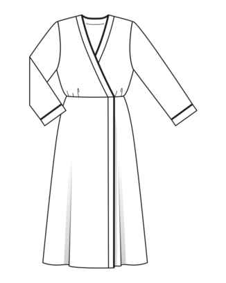 Robe en polyester n°121 | Burda Style 01/23