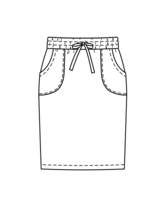 Jupe en coton n°130 | Burda Style 01/23