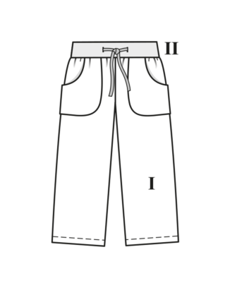 Pantalon pour enfant en tricot n°132 | Burda Style 01/23