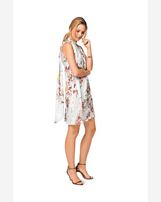 Top robe avec plis obliques  n°6503