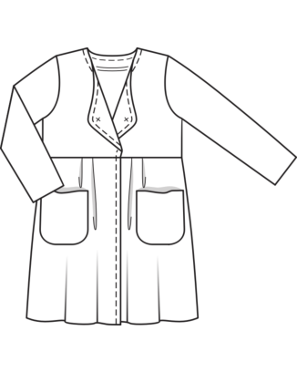 Manteau en lin n°143 | Burda Style 04/12