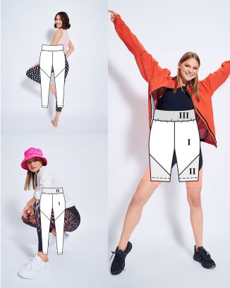 Leggings en jersey n° 3 | Burda Easy n°1  Jan-Fév/2023