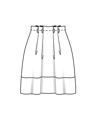 Jupe en lin n°122 | Burda Style 02/23
