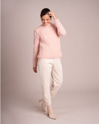 Pullover en torsades #10 | Burda Mailles n°20 - 2023