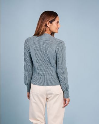 Gilet en jeu de points #17 | Burda Mailles n°20 - 2023