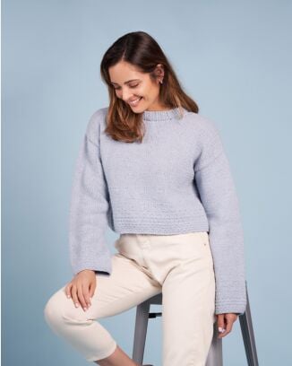 Pullover en point en relief #28 | Burda Mailles n°20 - 2023
