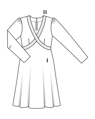 Robe en satin n°102 | Burda Style 03/23