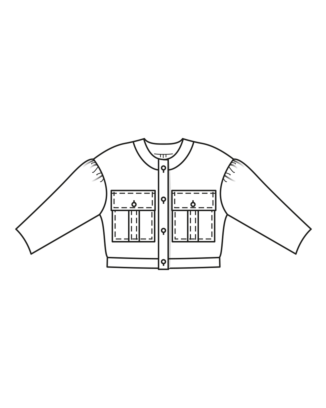 Veste en tissu bouclette n°109 | Burda Style 03/23
