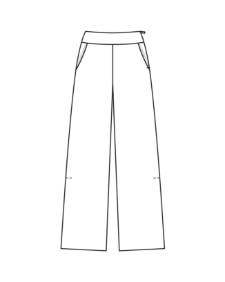 Pantalon en lyocell n°123 | Burda Style 03/23