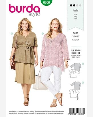 Blouse tee-shirt n°6306