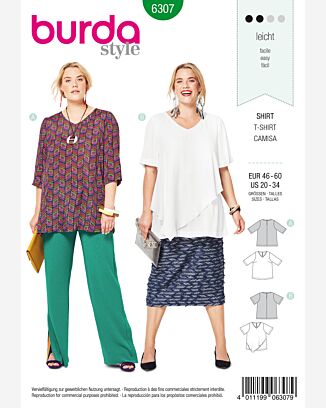 Blouse tee-shirt n°6307