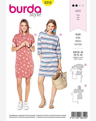 Robe façon tee-shirt n°6310