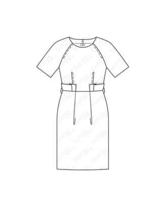 Robe en coton n°131 | Burda Style 05/24 best of Burda Style 07/19