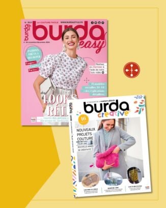 Abonnement couplé 1 an - Burda Easy 6 n° + Burda Creative 6 n°