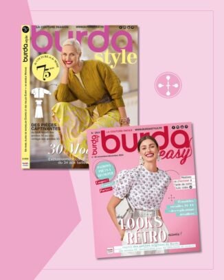 Abonnement couplé 1 an : Burda Style 12 numéros + Burda Easy 6 numéros