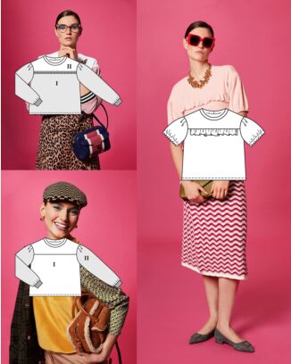 Sweat-shirt en maille n° 1 | Burda Easy n°1/2025