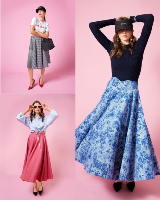 Jupe en gabardine n° 1 | Burda Easy n°6 Nov-Dec/2024