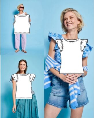 Top en jersey n° 4 | Burda Easy n°3/2025