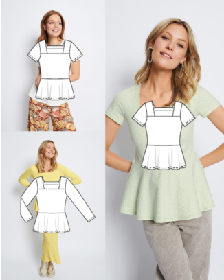 Top en jersey n° 1 | Burda Easy n°3 Mai/Juin/2022