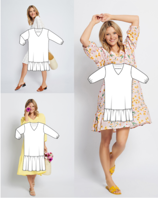Robe en voile n° 2 | Burda Easy n°3 Mai/Juin/2022