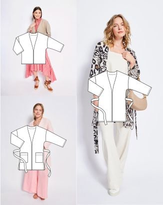 Manteau en loden n° 4 | Burda Easy n°5 Sep-Oct/2023