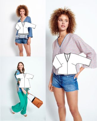 Tunique en coton n° 1 | Burda Easy n°3 Mai-Juin/2023