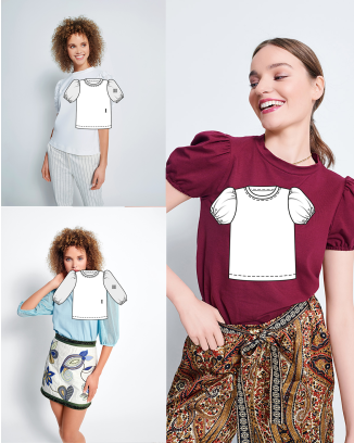 Top en jersey n° 4 | Burda Easy n°3 Mai-Juin/2023