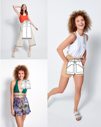Short/Pantalon en coton n° 5 | Burda Easy n°3 Mai-Juin/2023