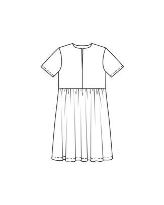 Robe en popeline n°1 | Burda Kids 01/24