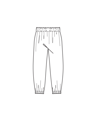 Pantalon en coton  n°2 | Burda Kids 01/24