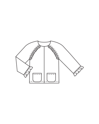 Veste en coton  n°10 | Burda Kids 01/24