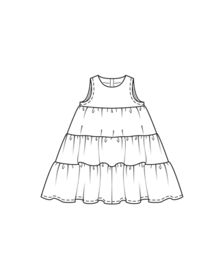 Robe en voile de coton n°01 | Burda Kids 01/25