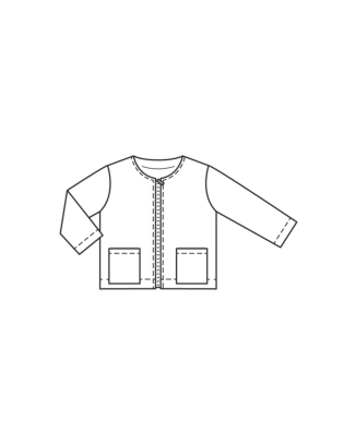 Veste en tissu fonctionnel n°04 | Burda Kids 01/25