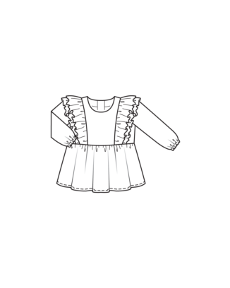 Blouse & Pantalon en mousseline n°15 | Burda Kids 01/25
