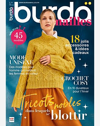 Burda Mailles n°29 | "Tricots nobles dans lesquels se blottir"