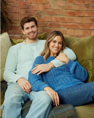 Pullover homme en point en relief #09 | Burda Mailles n°21 - 2023