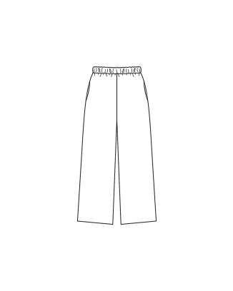 Pantalon en tricot n°403 | Burda Curvy 04/23