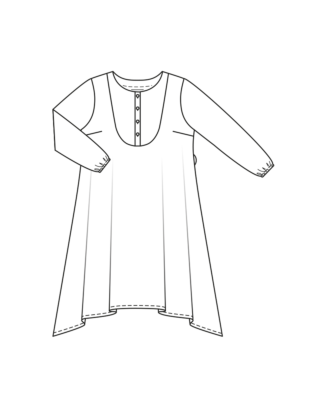 Robe en jersey n°409 | Burda Curvy 04/23