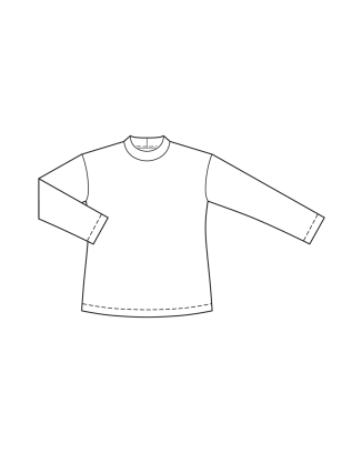 Pull en tricot n°417 | Burda Curvy 03/24