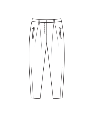 Pantalon en jersey n°407 | Burda Curvy 04/24