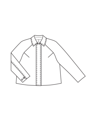 Veste en lainage n°408 | Burda Curvy 04/24