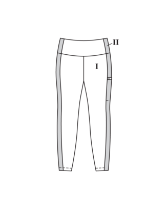 Legging en jersey n°417 | Burda Curvy 04/24