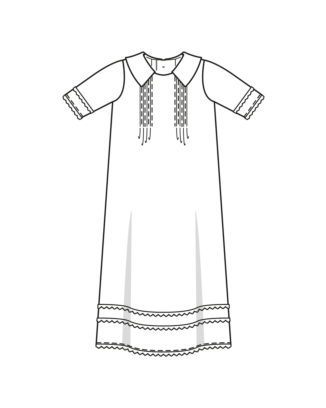 Robe de baptême en popeline n°22 | Burda Best Of bébés & enfants 03/23